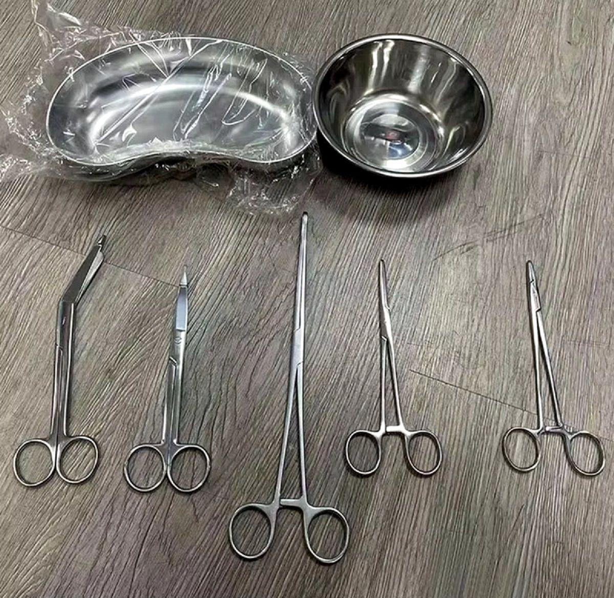 Set 2 Bandeja Acero Intstrumento Quirurgico Talla S Lau-5