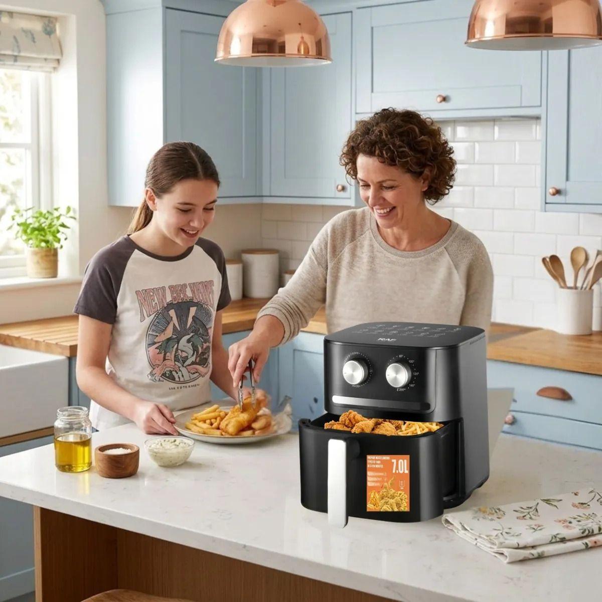 Freidora Aire Cocina Sin Aceite Saludable 360 Grados ALJ-2