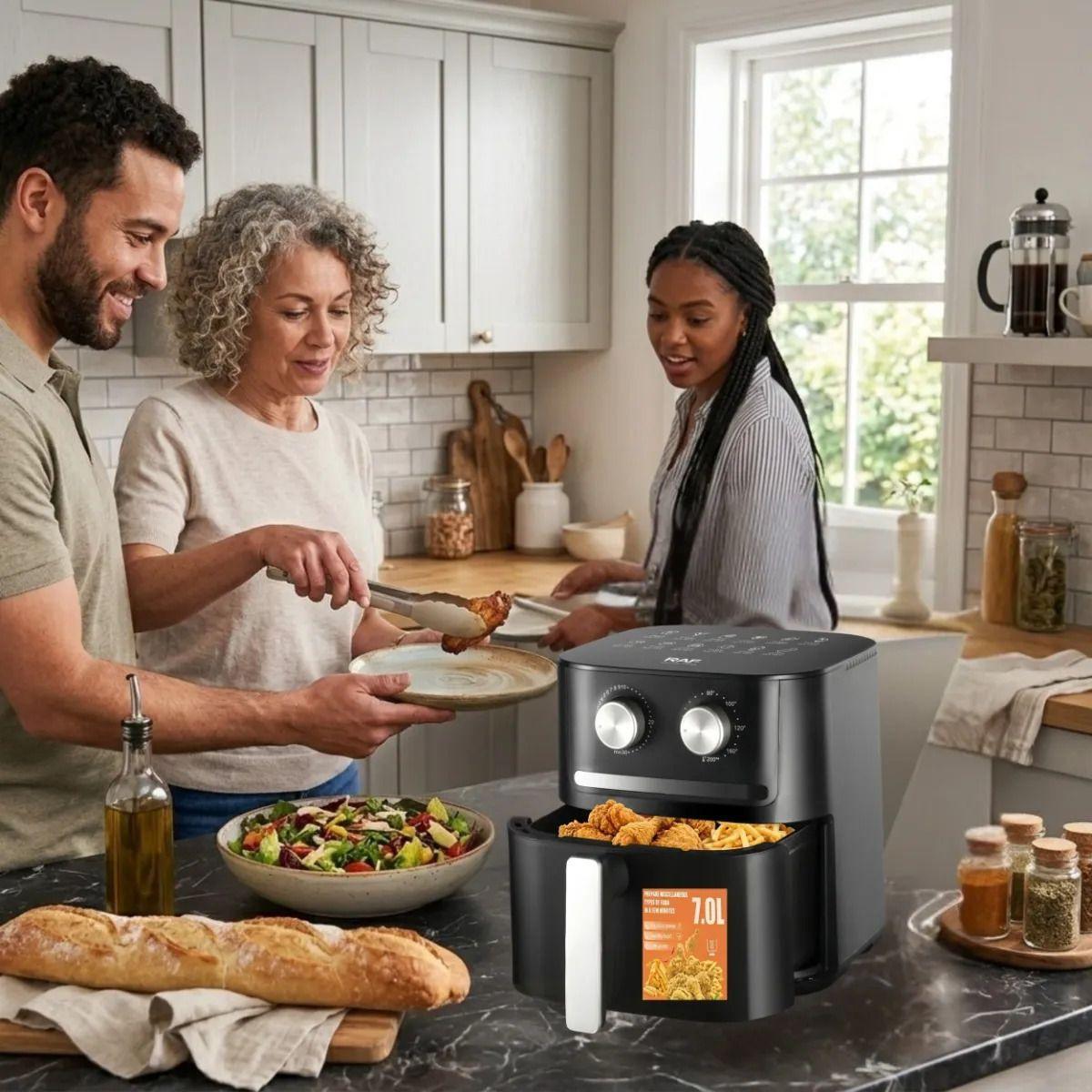 Freidora Aire Cocina Sin Aceite Saludable 360 Grados ALJ-3