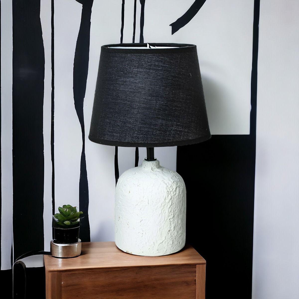 Lámpara Mesa Moderna Decorativa Escritorio Cerámica Jhn-2