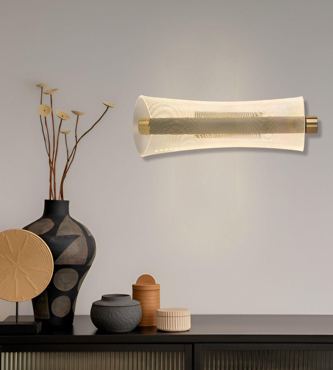 Lámpara Pared Moderna LED Decorativa Cilíndrica Jhn-6