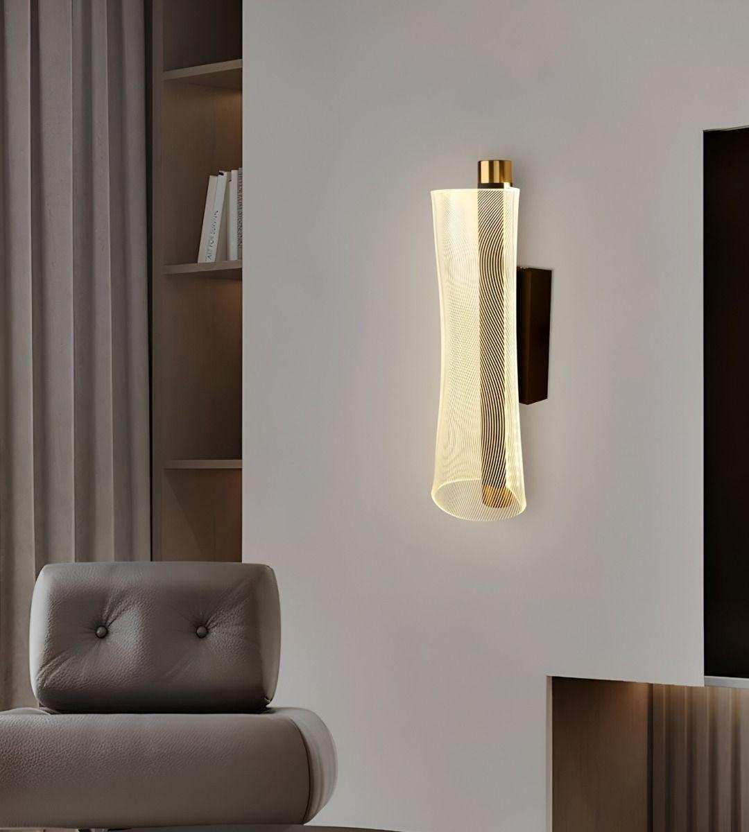 Lámpara Pared Moderna LED Decorativa Cilíndrica Jhn-9