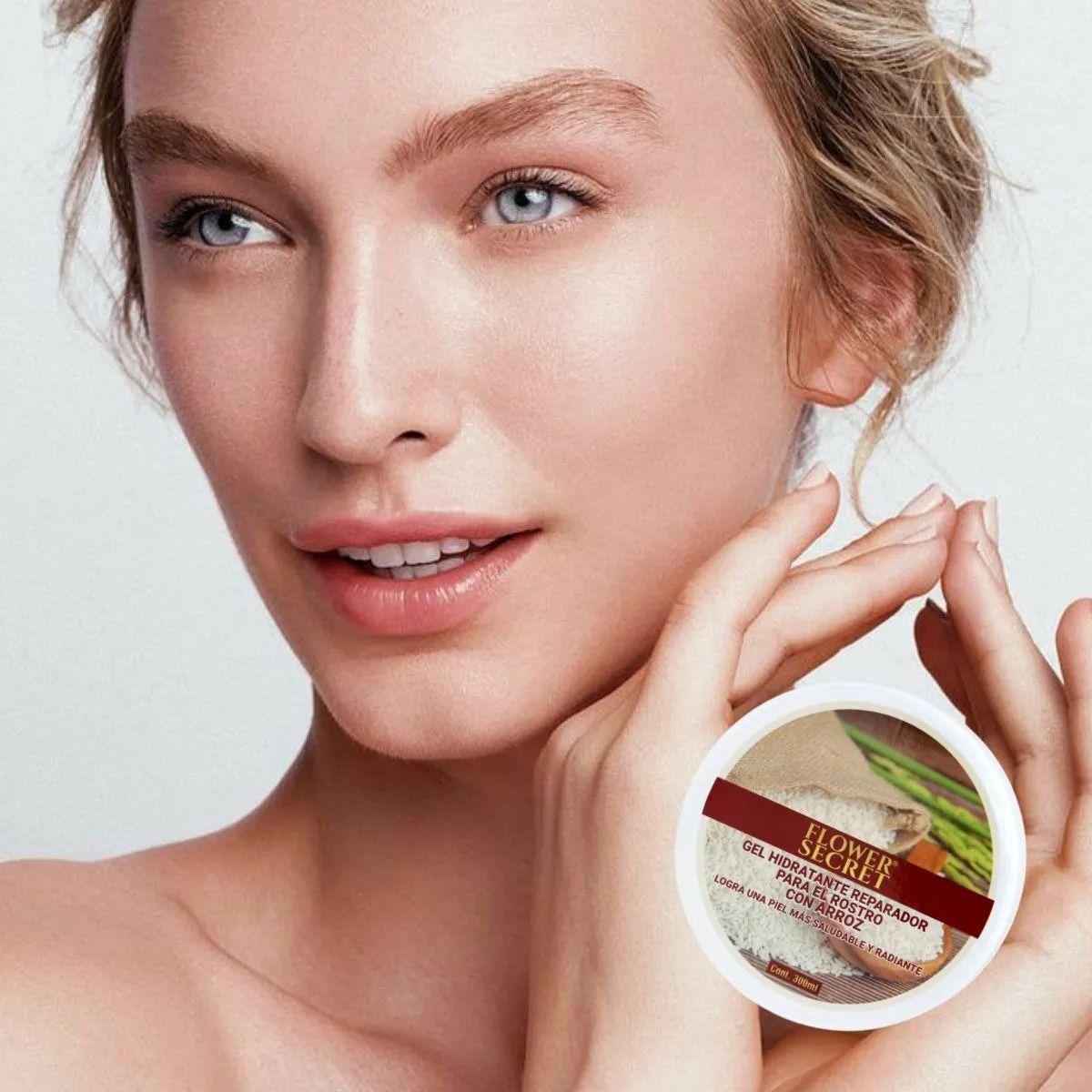 SET 2 CREMA FACIAL GEL HIDRATANTE REPARADOR ROSTRO LAU-5