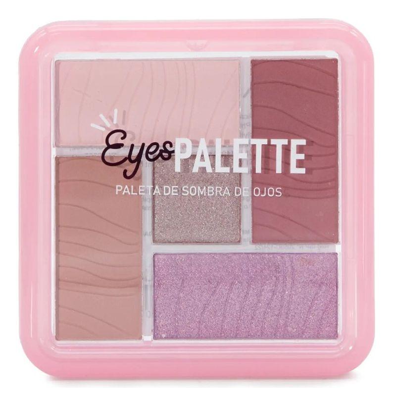 Set 2 Sombra Ojos Paleta 5 Tonos Vibrante Suave Duradera Jhn-0