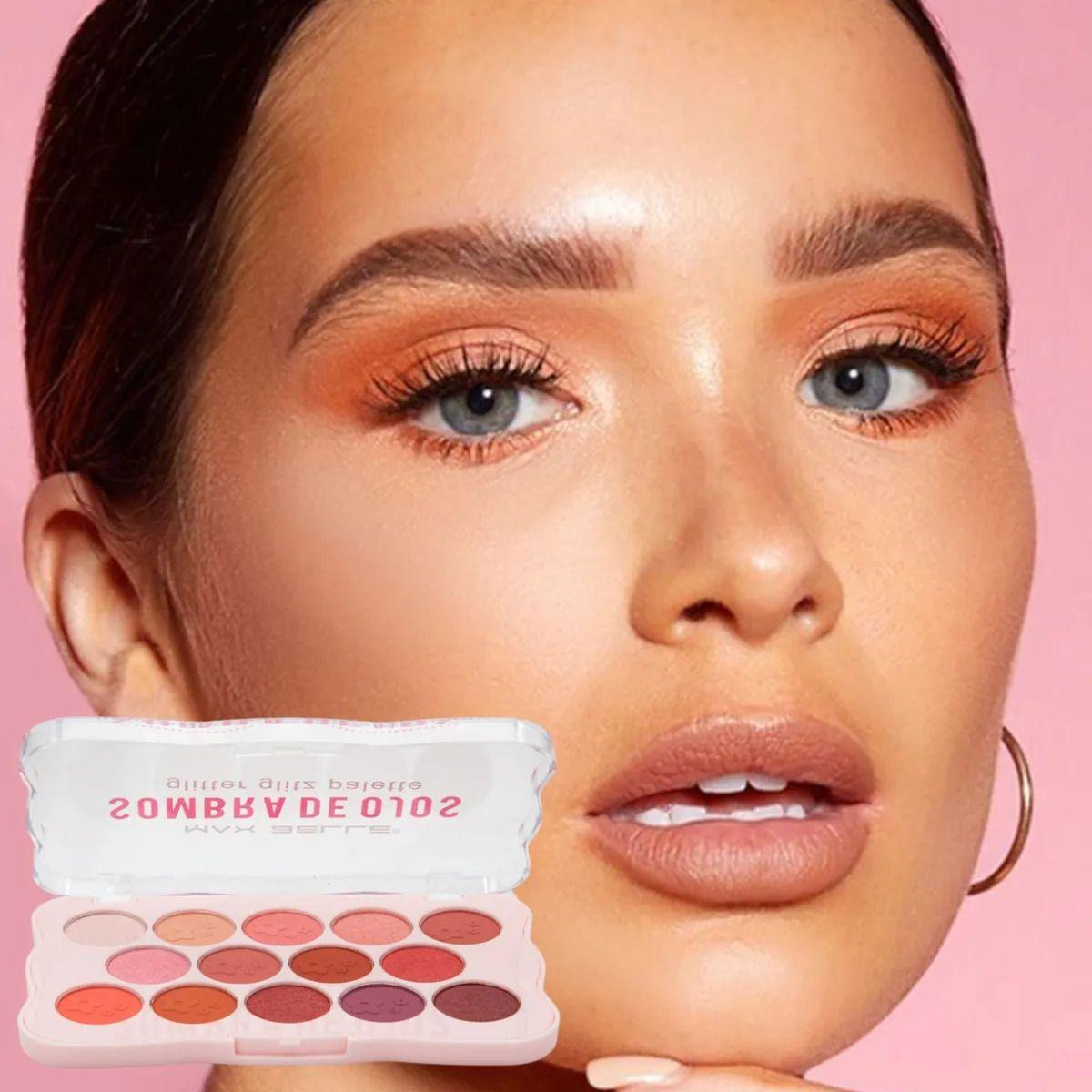 Paleta Sombras Ojos Pro 14 Tonos Alta Pigmentación ALJ-7