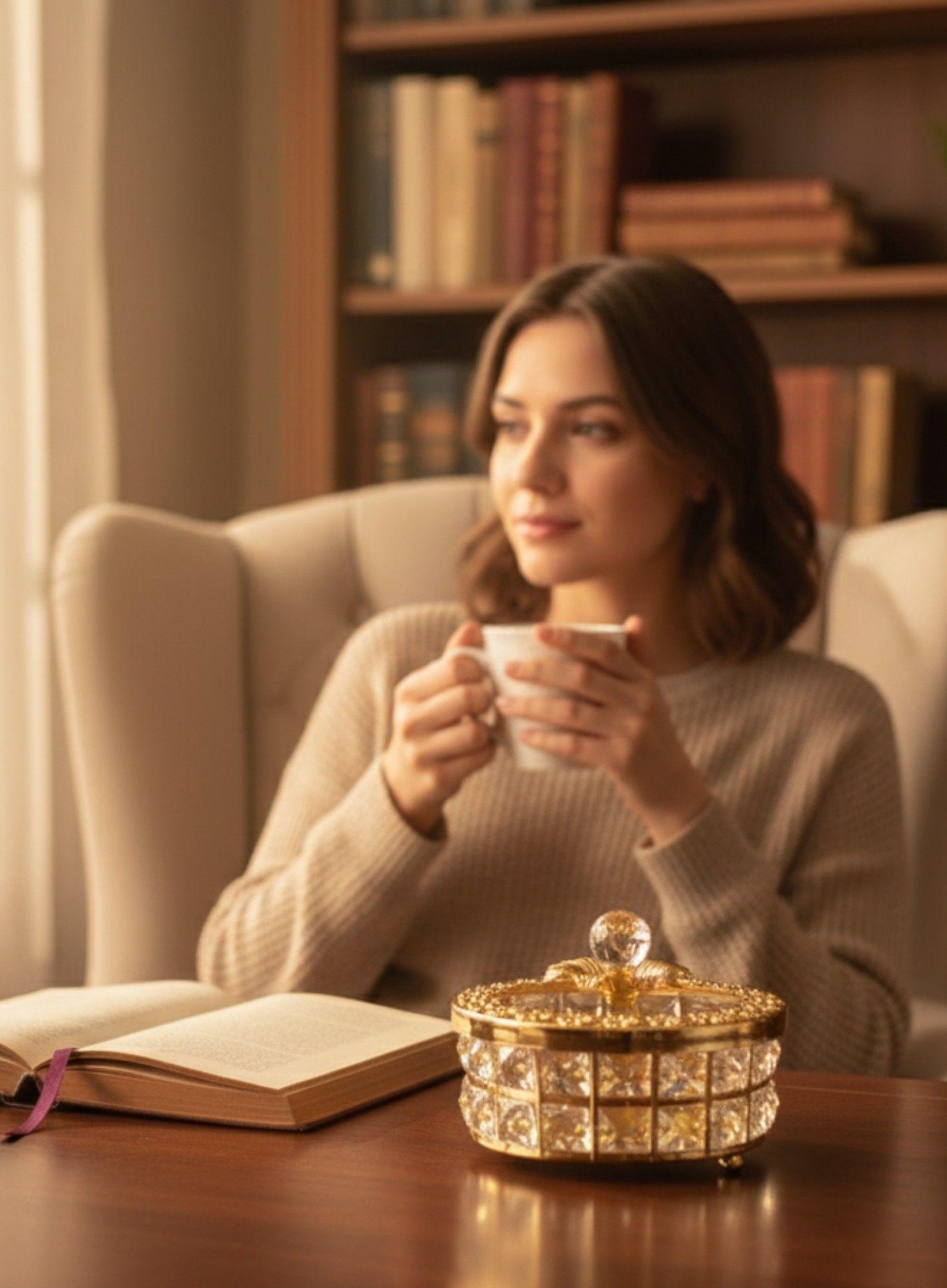 Joyero Decorativo Centro Mesa Adorno Multifuncional Jhn-3