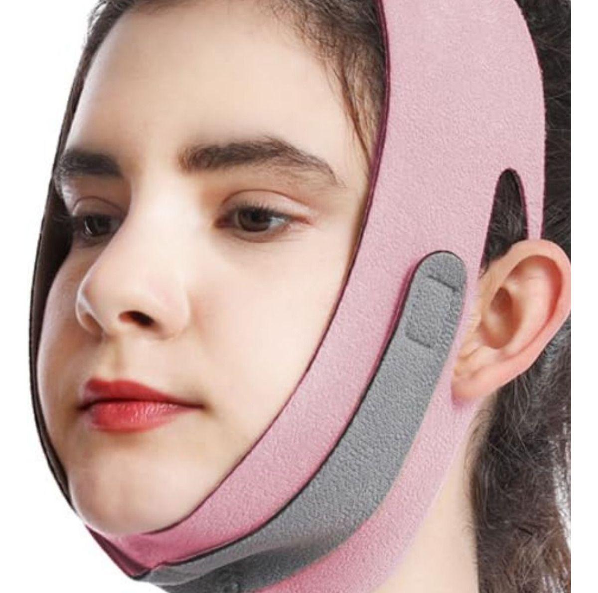 SET 2 CINTURON FACIAL ADELGAZANTE REAFIRMANTE MASCARILLA LAU-5