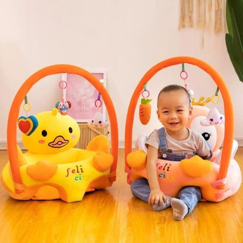 Asiento Niños Sonajero Apoyo Bebe Niños Guagua Felpa Rondon-6