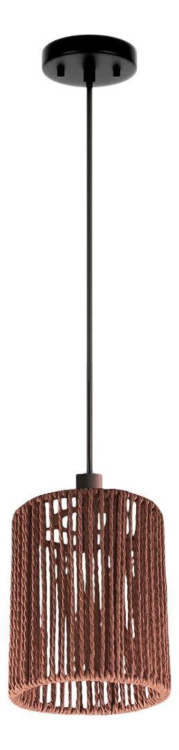 Lámpara Colgante Natural Bohemia Tejida Decorativa Jhn-1