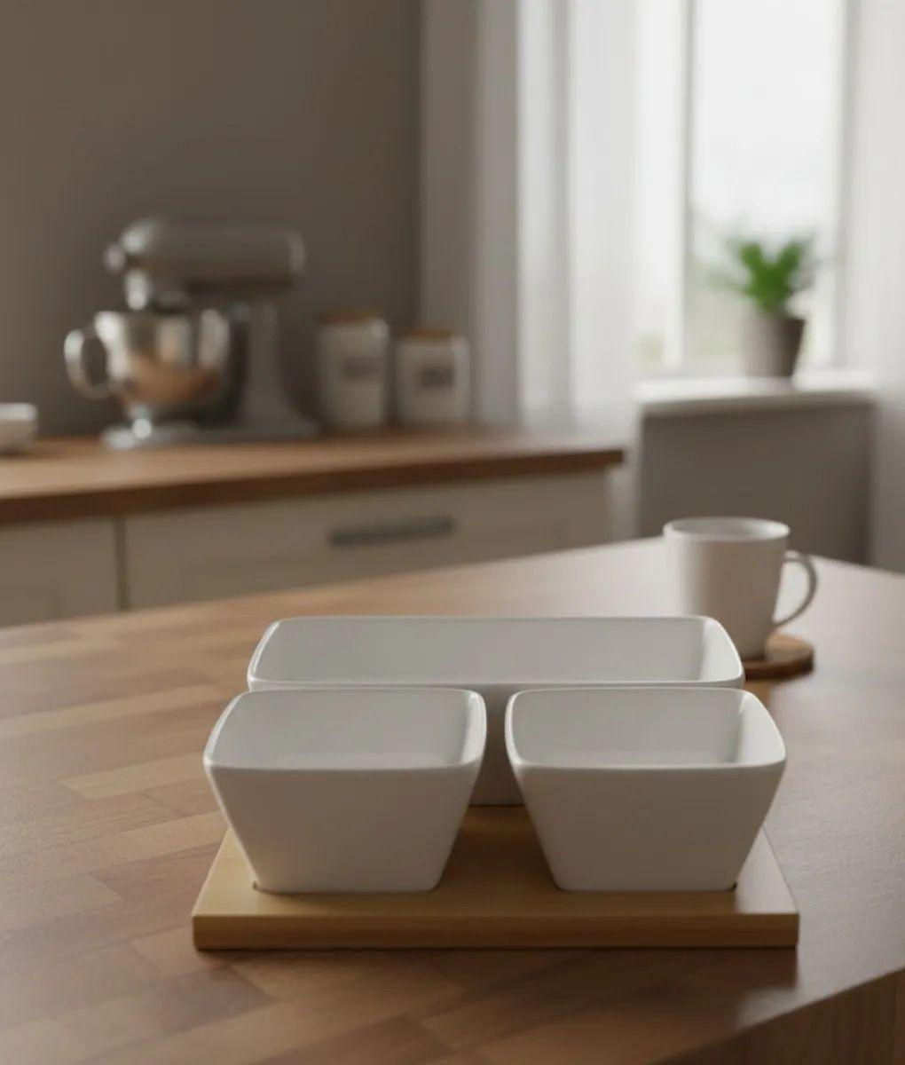 Juego 3 Soporte Snacks Moderno Aperitivos Bandeja Servir Jhn-9