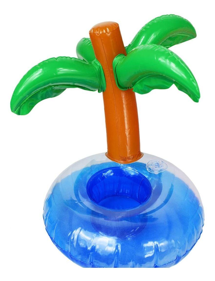 SET 8 PORTAVASOS INFLABLE PARA PISCINA SOPORTE BEBIDA LAU-7