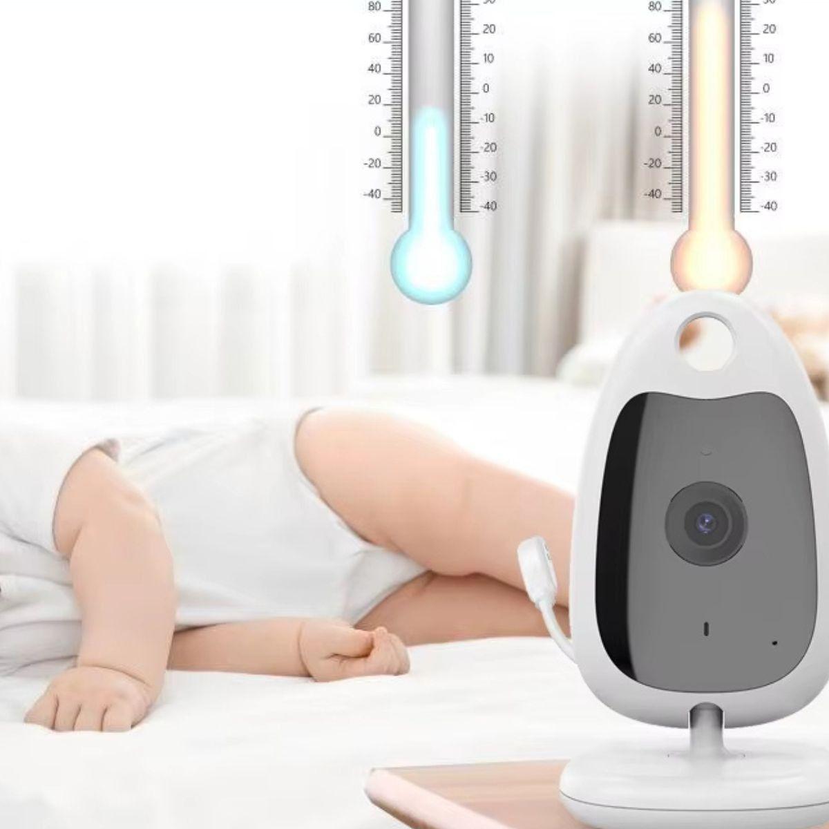 MONITOR DE BEBE PANTALLA LCD CAMARA HOGAR MAMA LAU-2