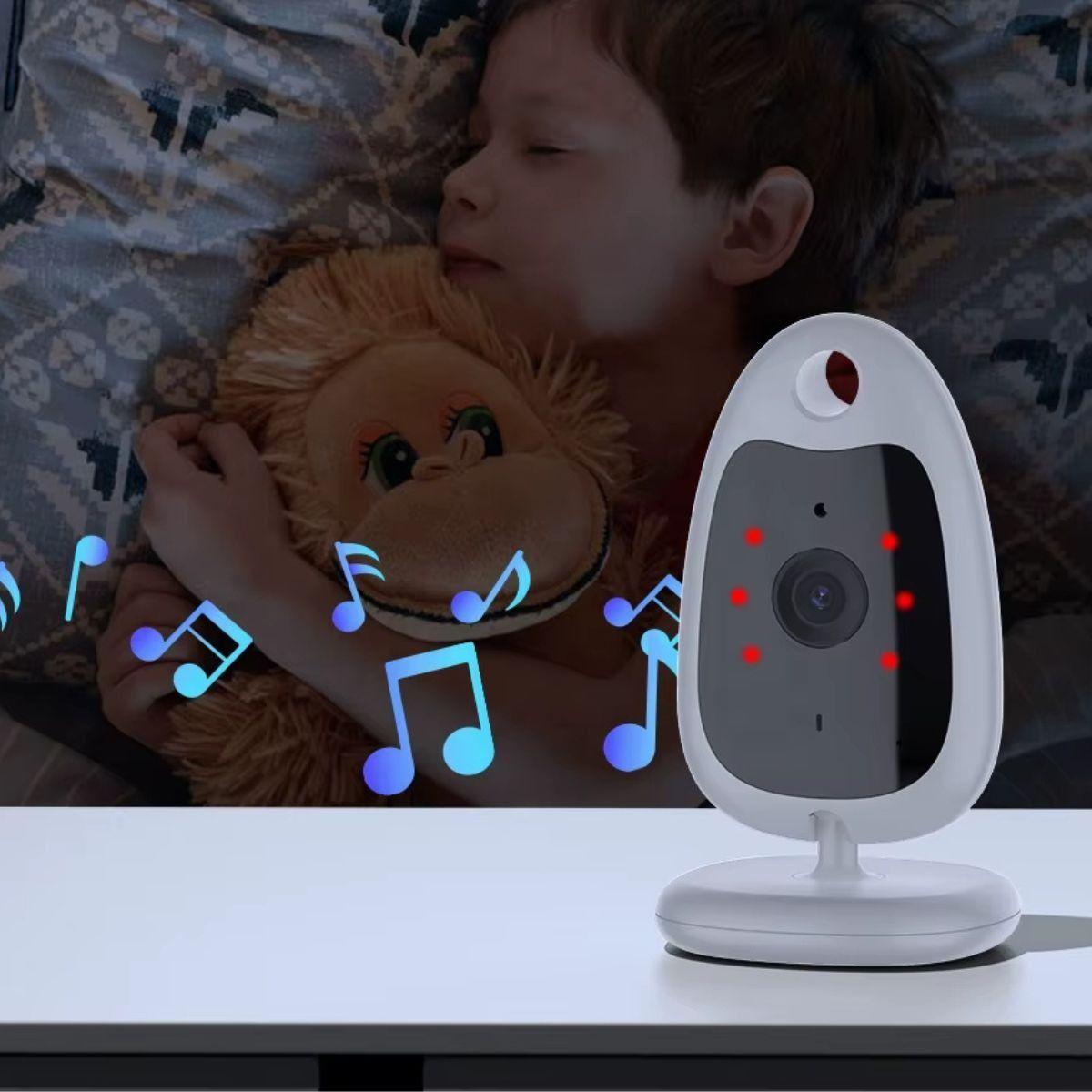 MONITOR DE BEBE PANTALLA LCD CAMARA HOGAR MAMA LAU-7