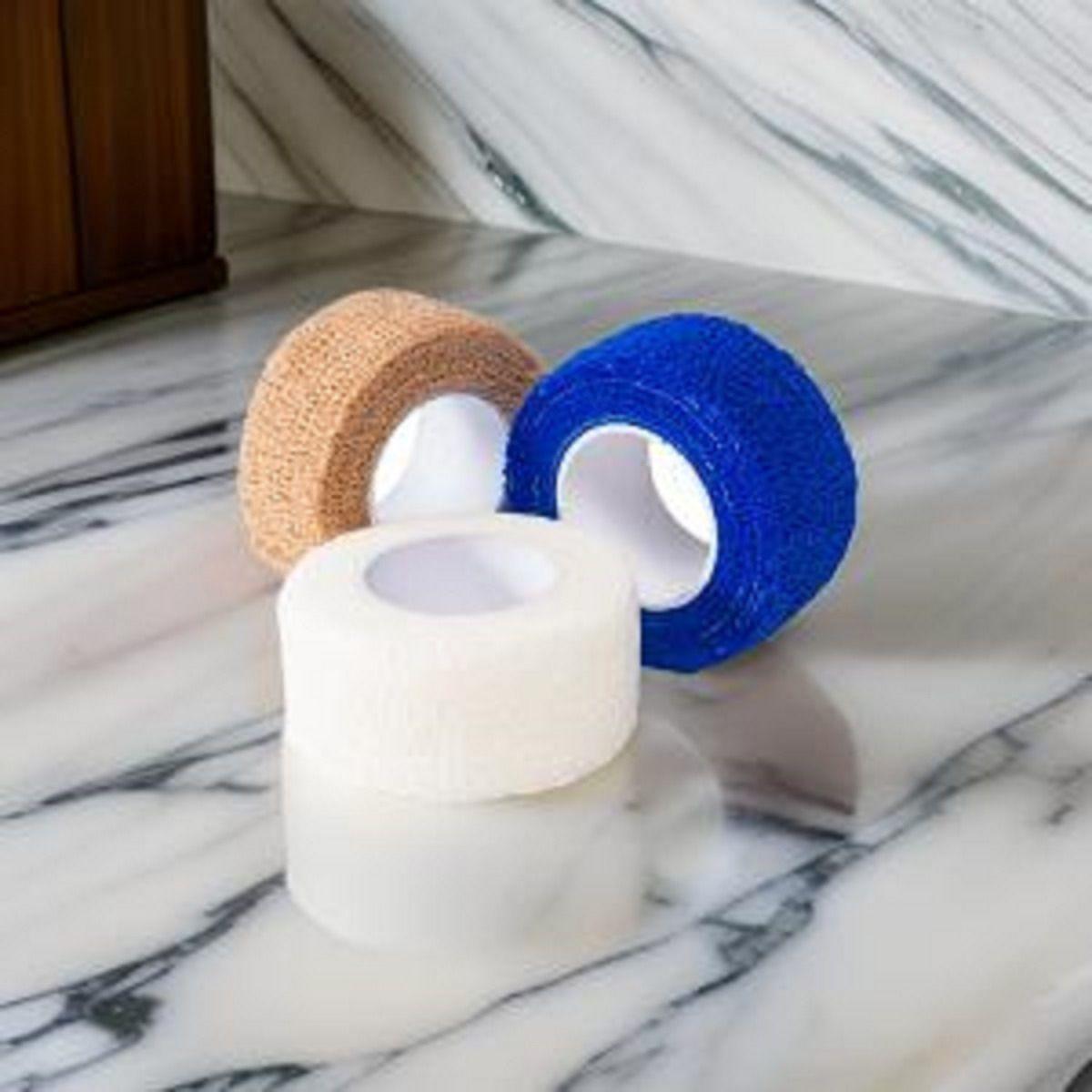 Set 10 Vendas Elastica Adhesiva Medicinal 2,5cmx4,5M Lau-3