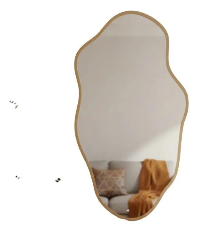 Espejo Decorativo Pared Diseño Asimétrico Moderno ALJ-1