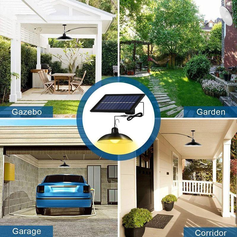 Luz Solar LED Colgante Exterior Lampara Solar Rondon-8