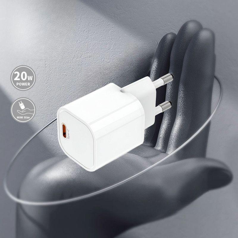 Cargador Adaptador Tipo C Universal 20W Carga Rapida Lau-6