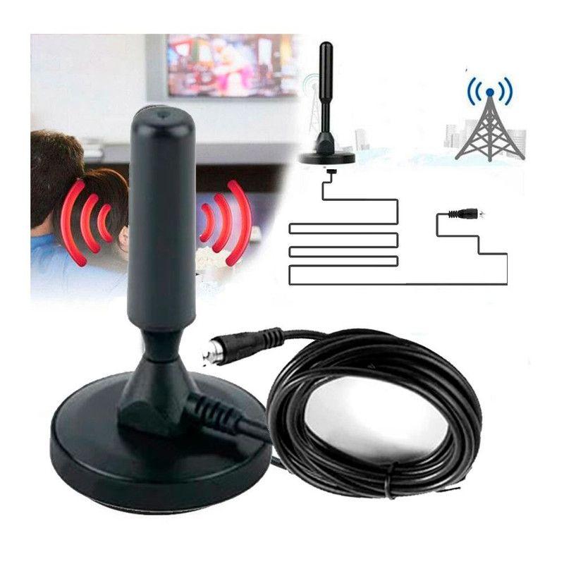 Antena HD Televisión Digital Antena Amplificada Interna Jer-7