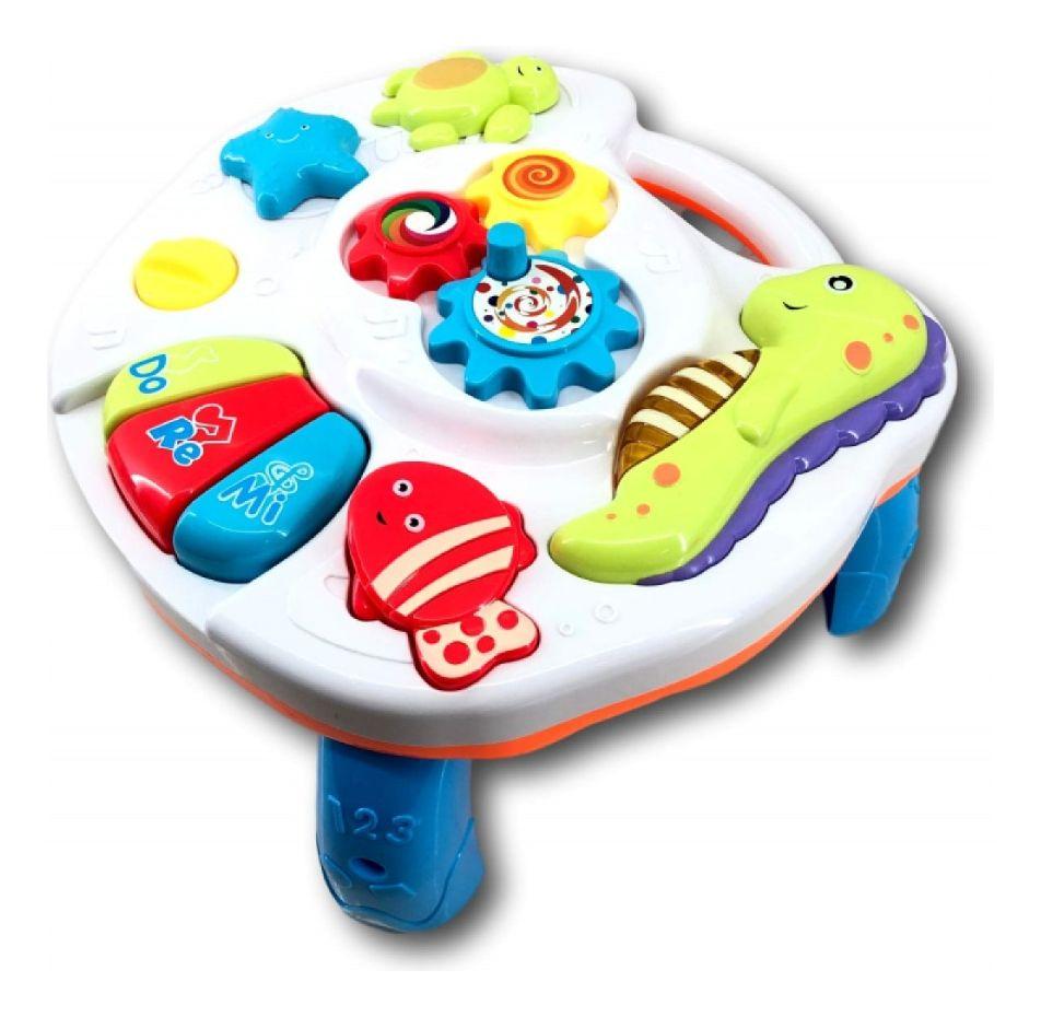 Mesa Juego 2en1 Arma Forma De Mesa Música Luces Lau-0