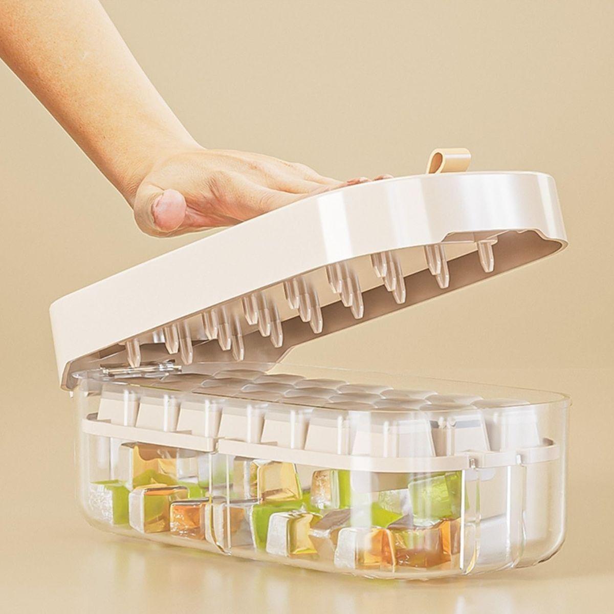 CUBETERA HIELO MOLDE DE SILICONA REUTILIZABLE COCINA LAU-4