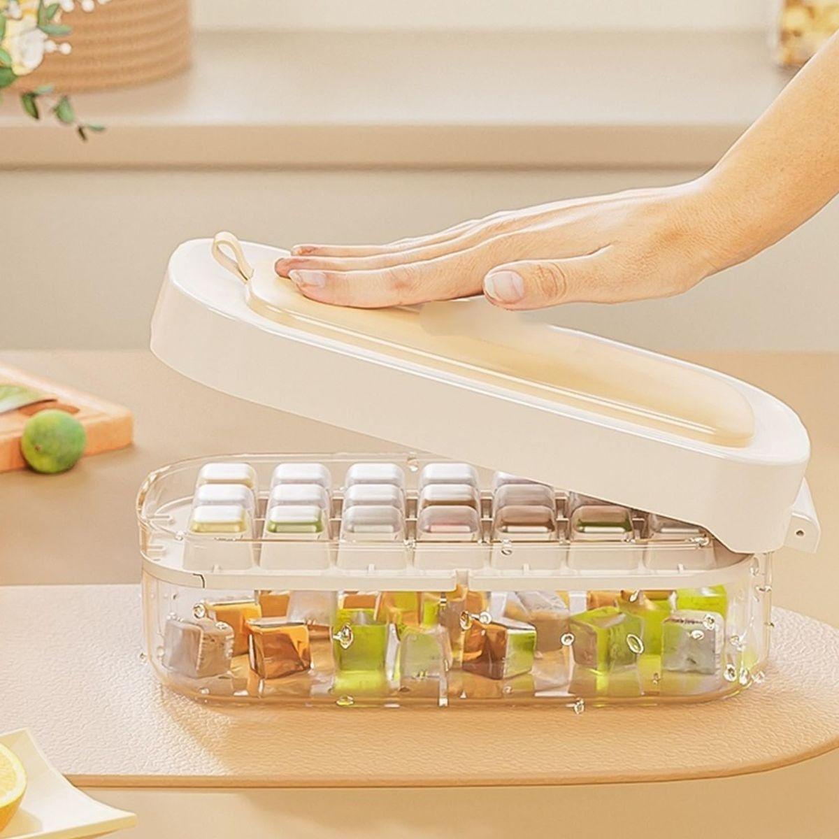 CUBETERA HIELO MOLDE DE SILICONA REUTILIZABLE COCINA LAU-5