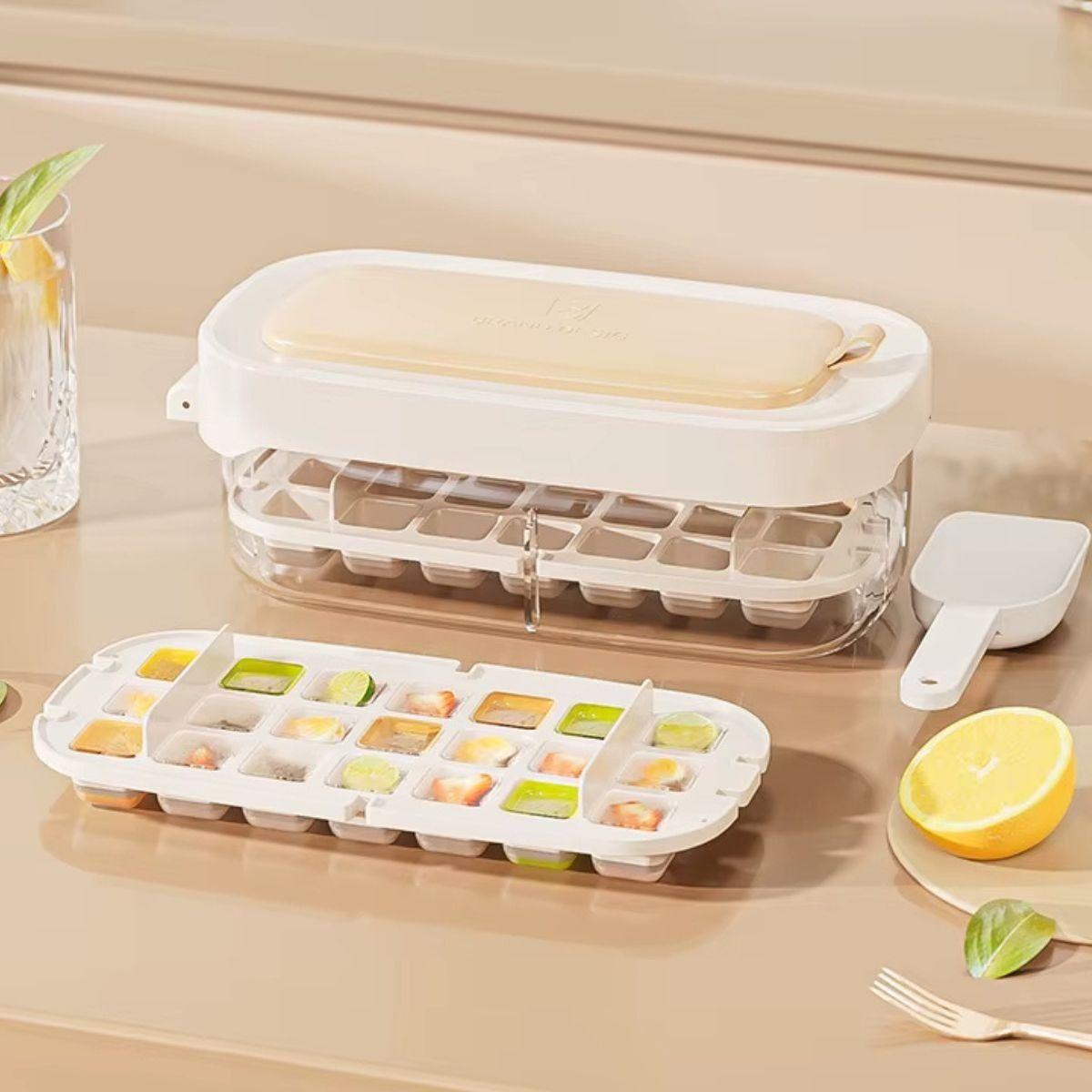 CUBETERA HIELO MOLDE DE SILICONA REUTILIZABLE COCINA LAU-7