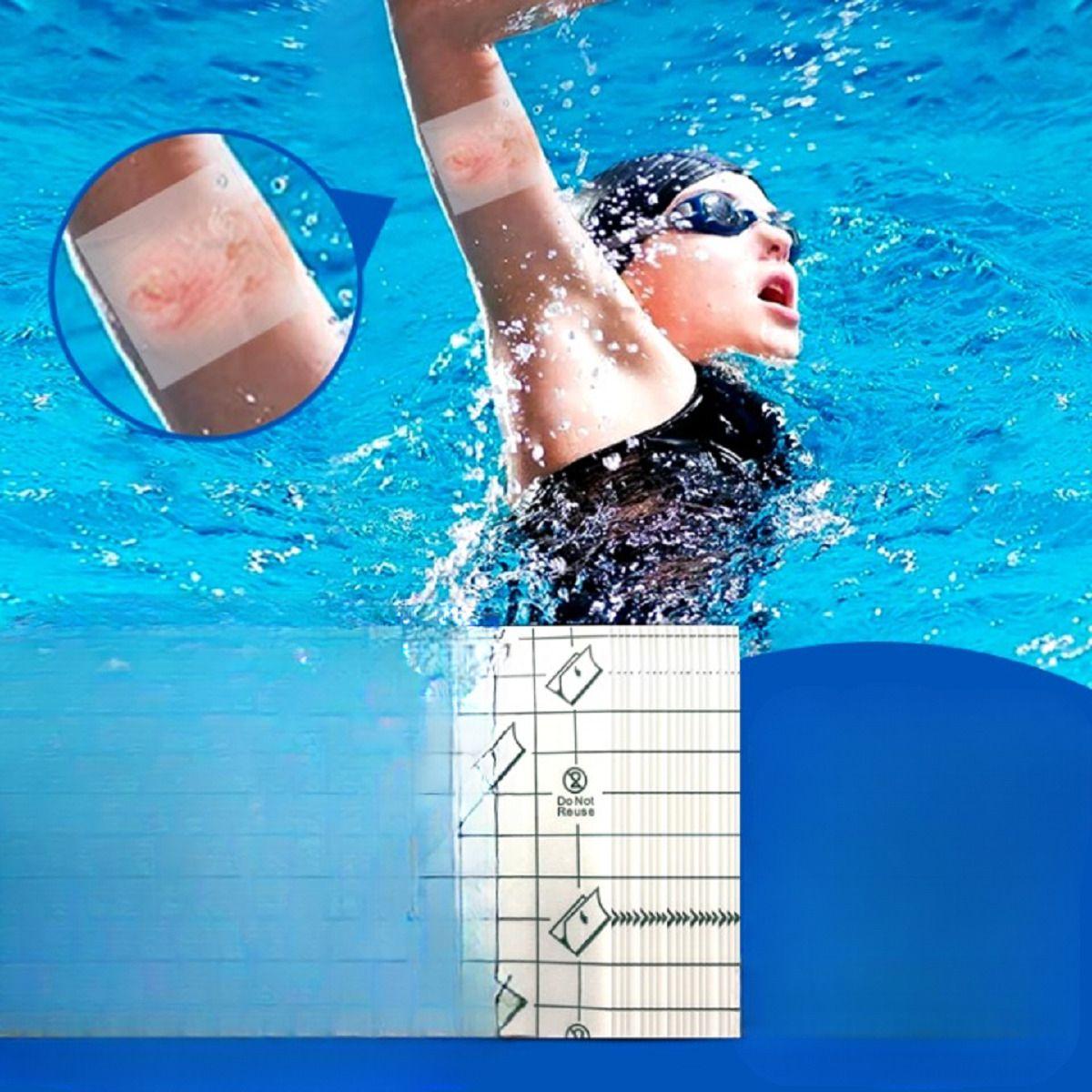 Set 10 Parches Adhesivo Impermeable Protege Tatto Herida Lau-5