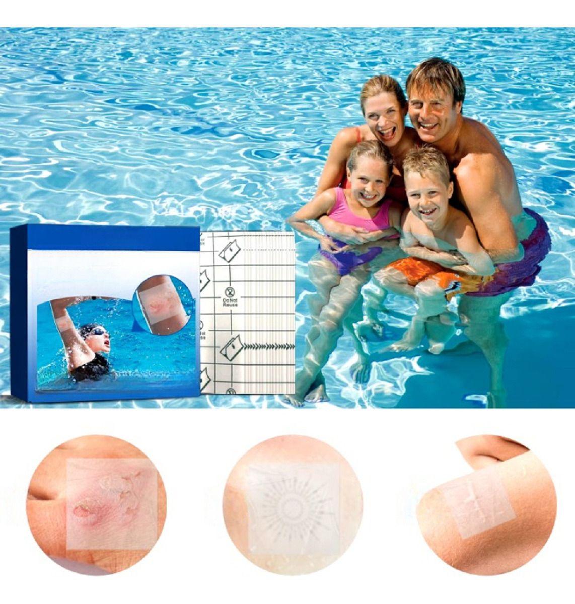 Set 10 Parches Adhesivo Impermeable Protege Tatto Herida Lau-6