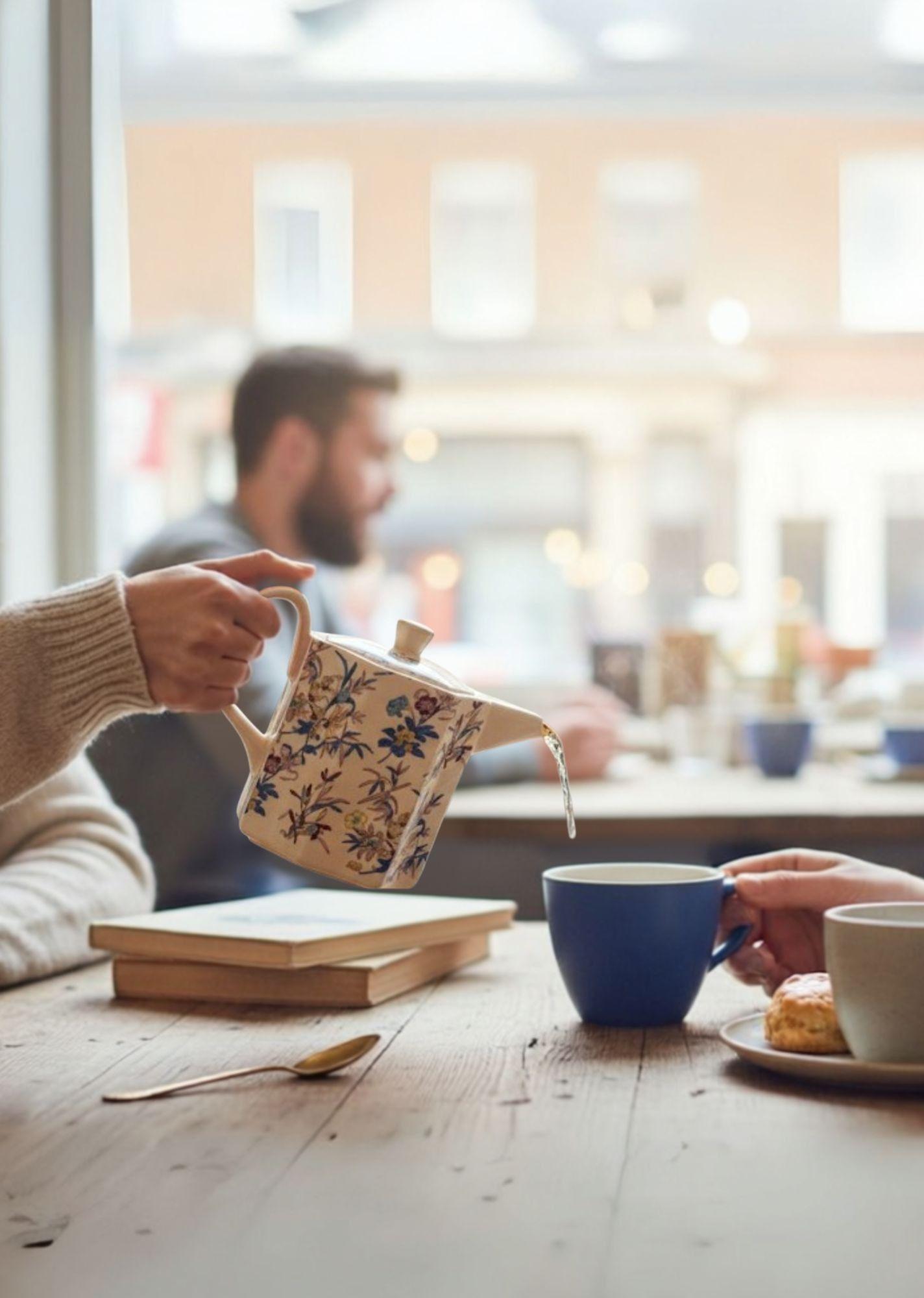 Tetera Elegante Diseño Geométrico Decoración Hogar Jhn-3