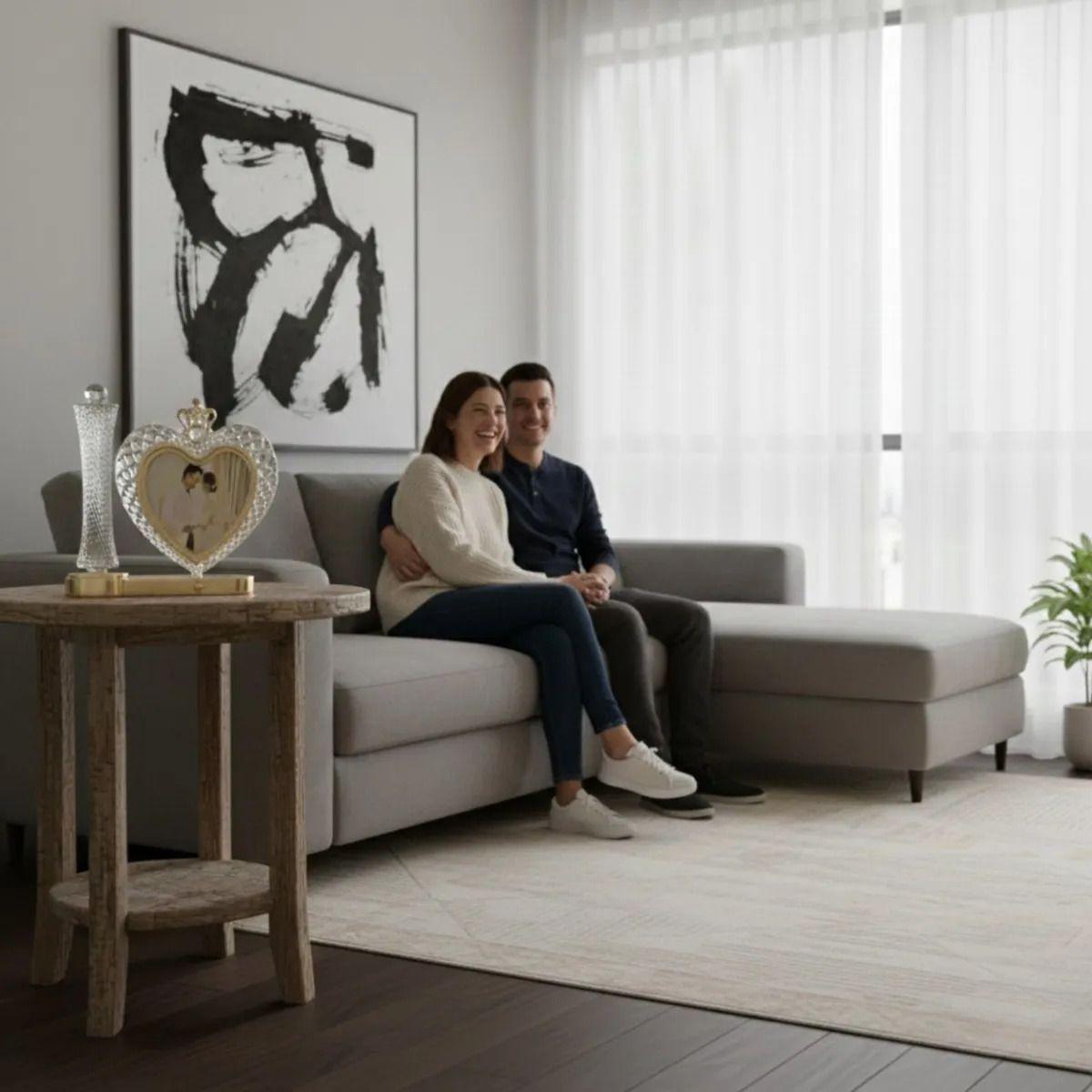 Portarretrato Marco Foto Aura Iluminación LED Decorativo Jhn-4