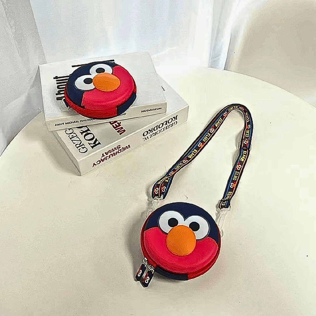  Billetera Infantil Elmo Moderno Sintético Practico Niña Lau-9