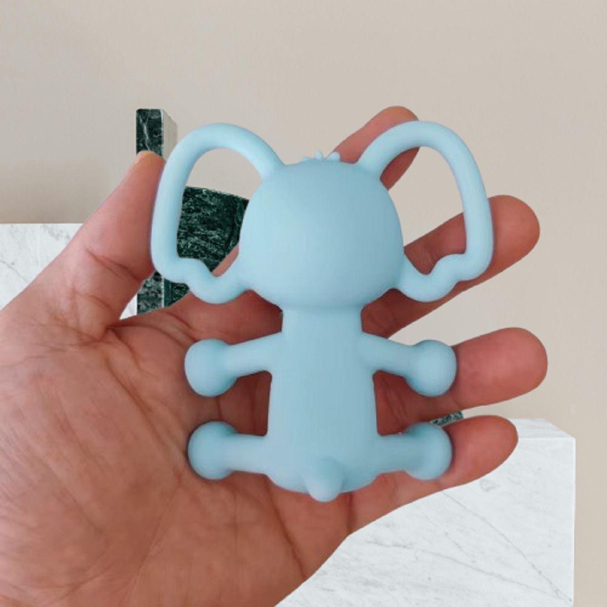 Set 3 Mordedor Elefantes Alivio Encias Silicona Bebes Lau-9