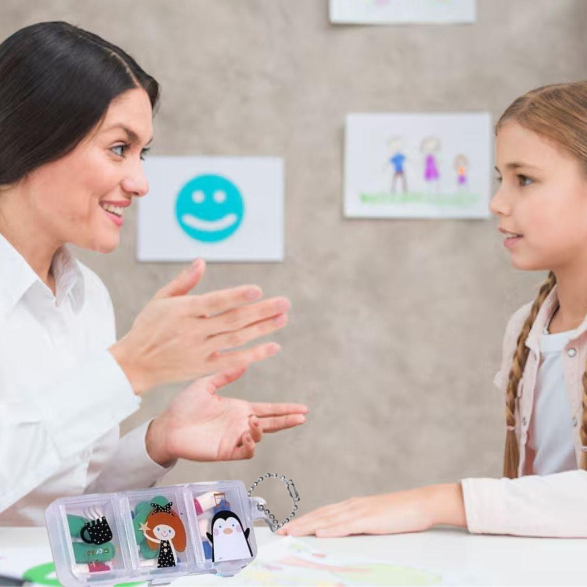 SET 8 MINI PASTILLERO DIBUJOS TOMA DIARIA NIÑOS PORTATIL LAU-8