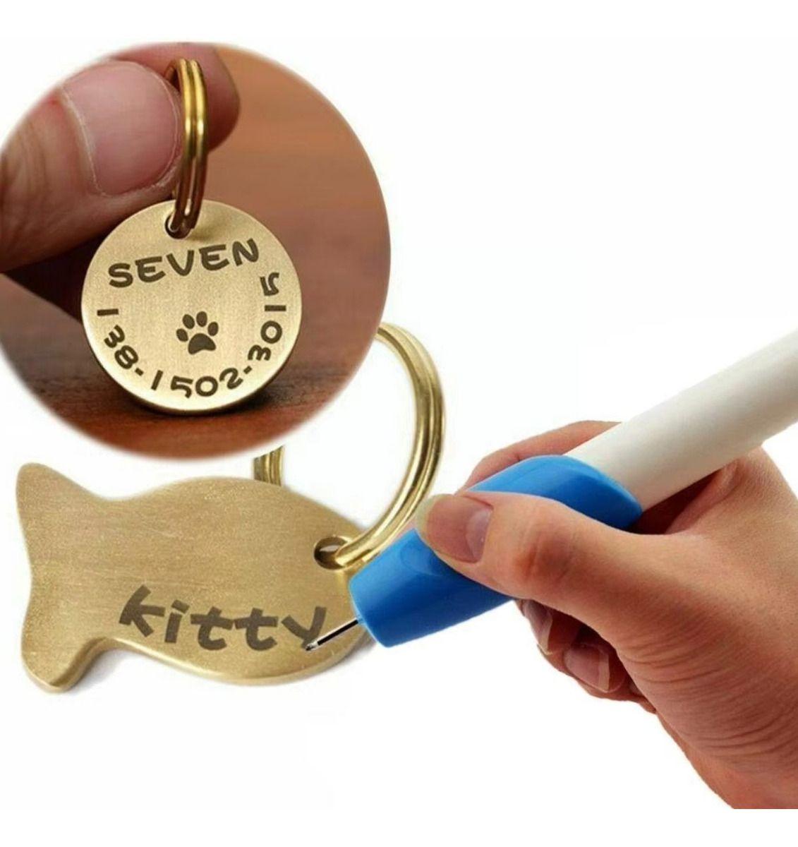 SET 4 LAPIZ GRABADOR PORTATIL PARA METAL VIDRIO PLASTICO LAU-2