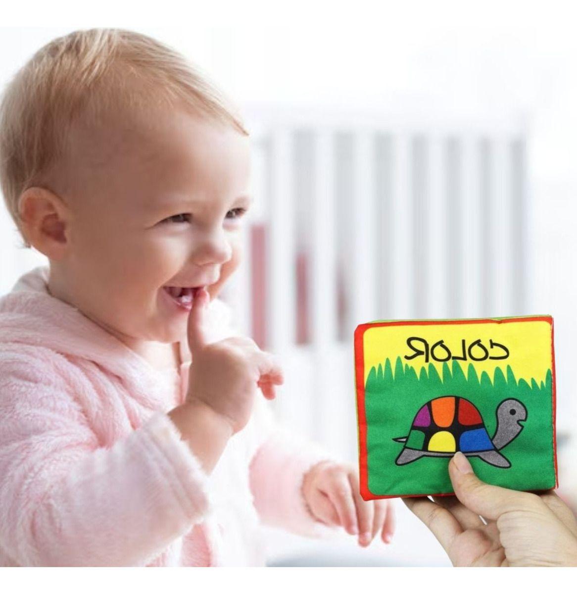 JUGUETE SENSORIAL LIBRO DE TELA DESARROLLO BEBE LAU-4