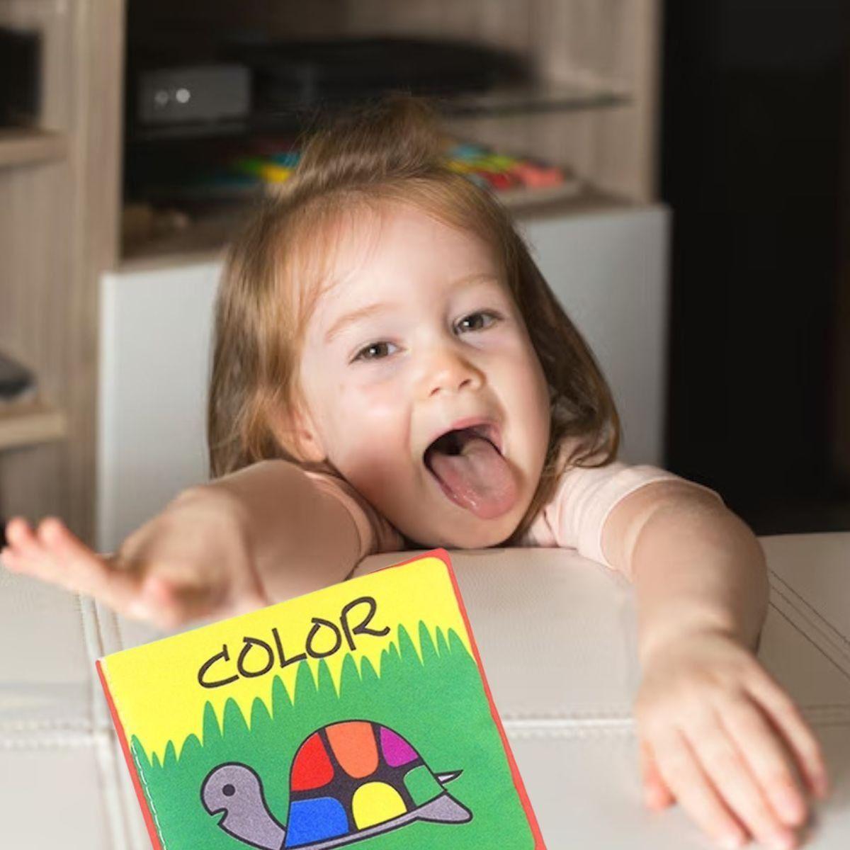 JUGUETE SENSORIAL LIBRO DE TELA DESARROLLO BEBE LAU-5