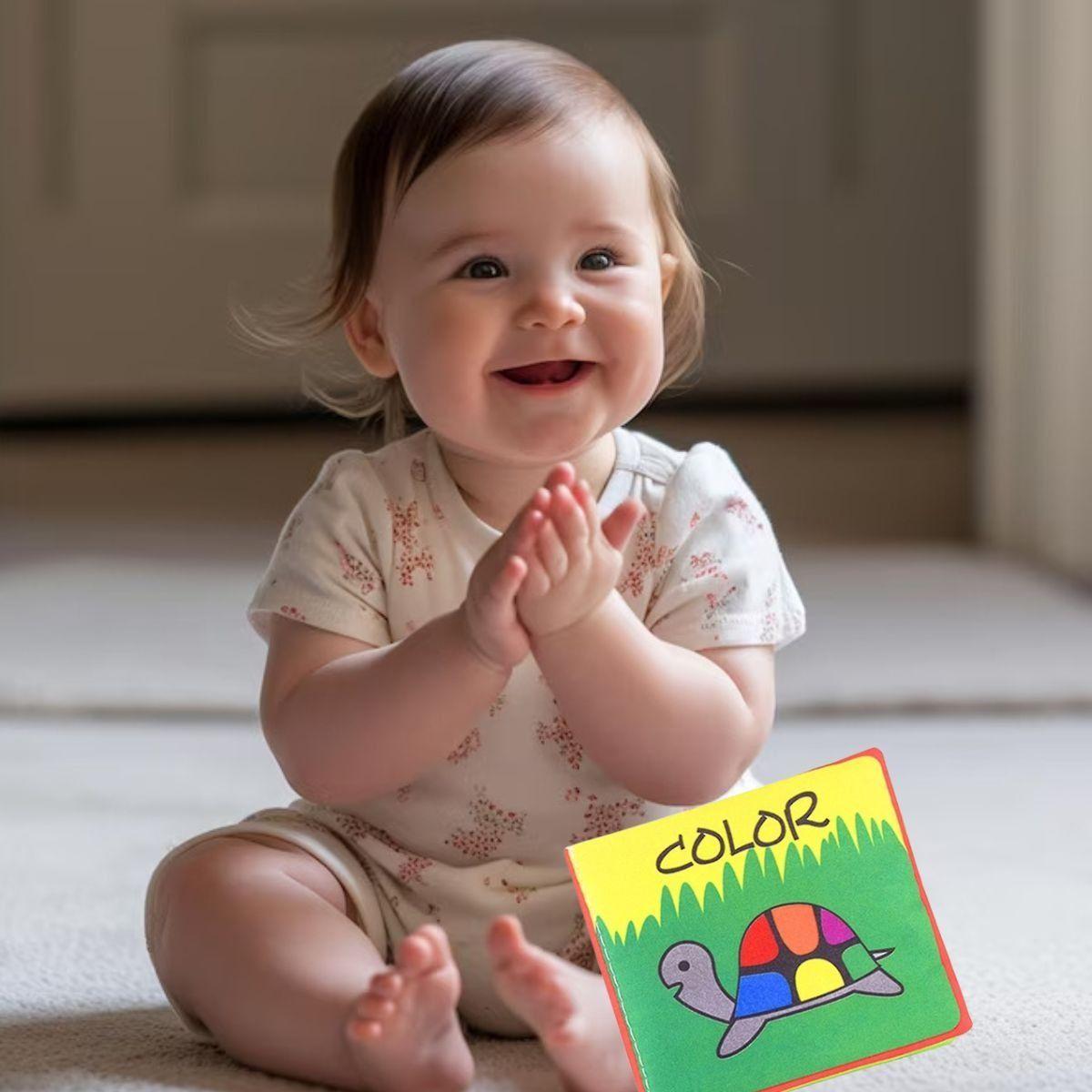 JUGUETE SENSORIAL LIBRO DE TELA DESARROLLO BEBE LAU-8