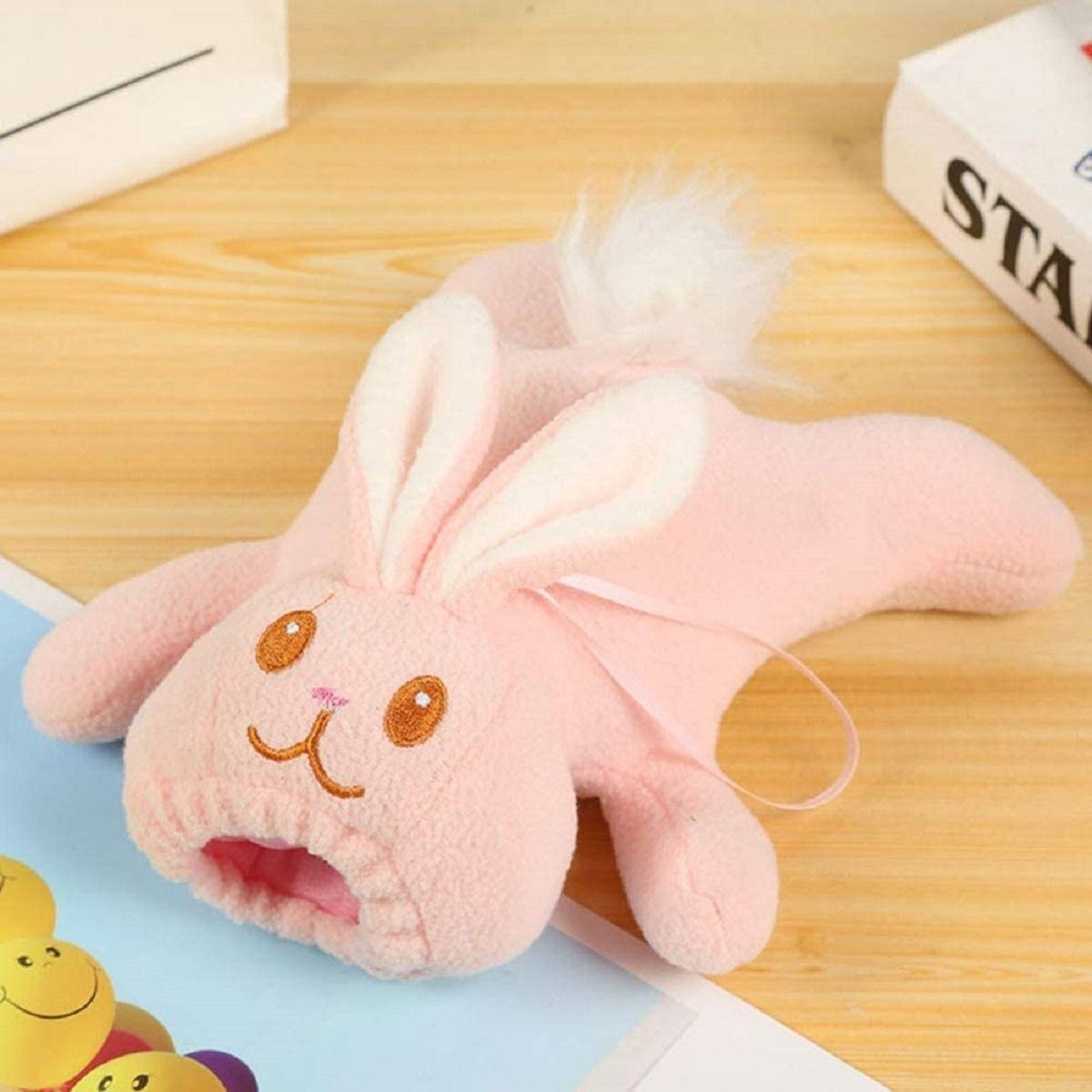 Set 4 Porta Mamadera Cubre Peluche Felpa Biberon Bebes Lau-1