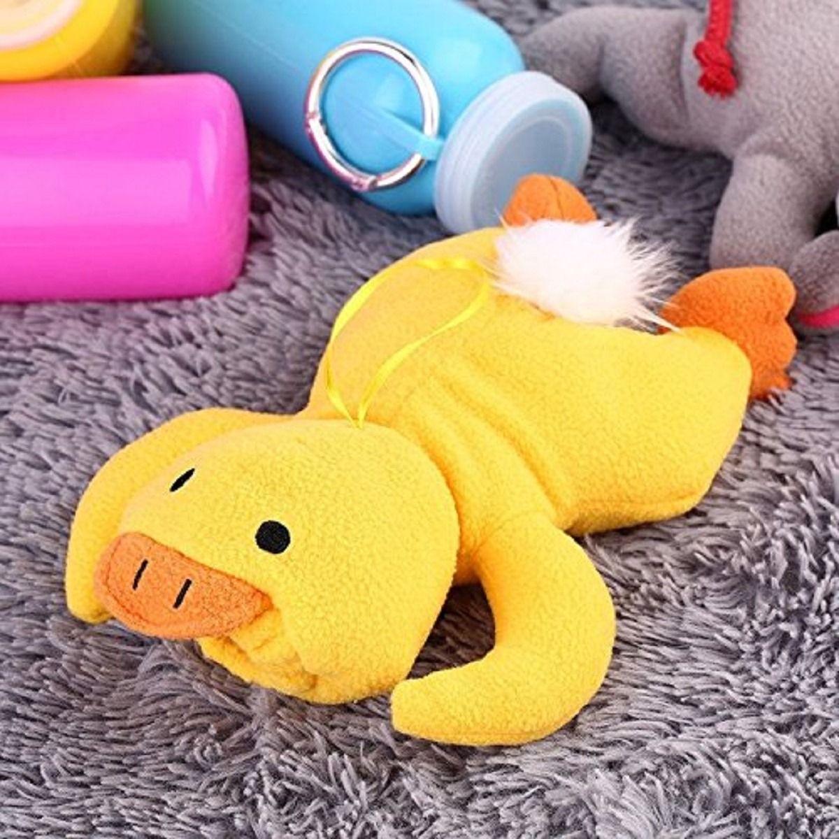 Set 4 Porta Mamadera Cubre Peluche Felpa Biberon Bebes Lau-2