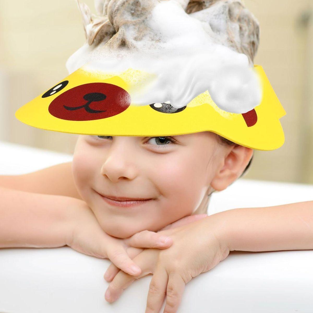 SET 10 VISERA GORRO DUCHA PROTECTOR OJOS 0-6 AÑOS LAU-9