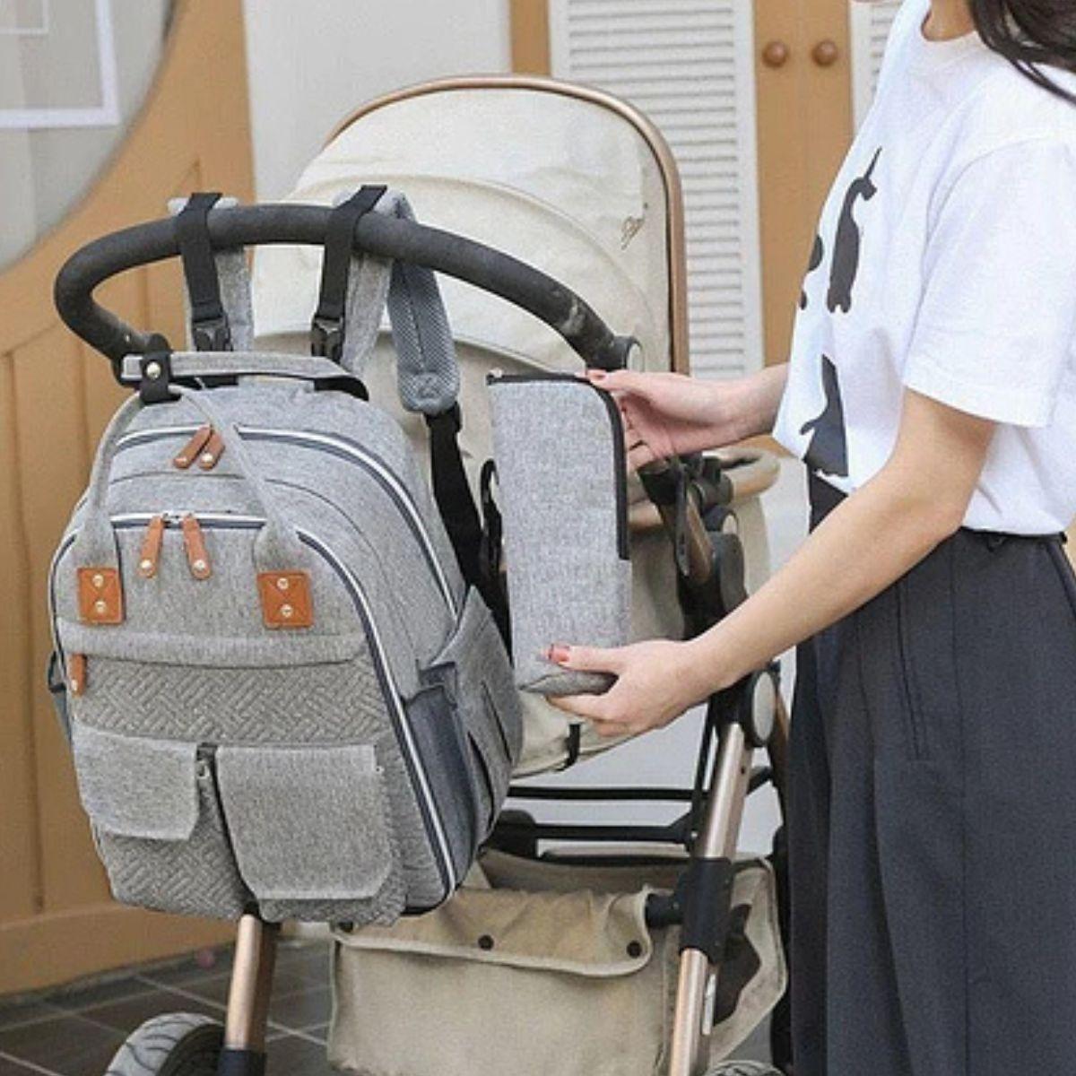 MOCHILA PAÑELERA MULTIFUNCIONAL MATERNIDAD BEBE LAU-2