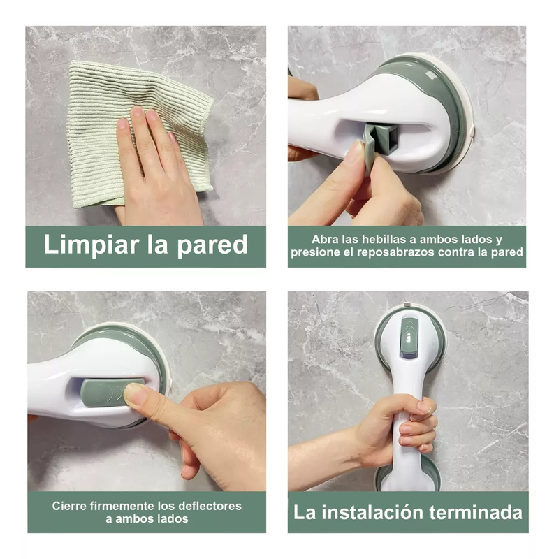 Barandilla Seguridad Baño Ventosas Potentes Rondon-9