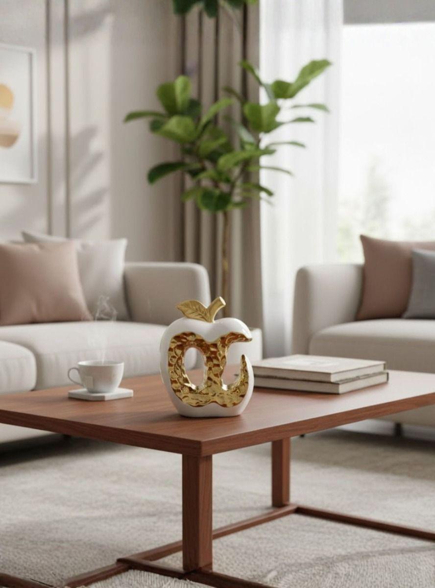 Figura Decorativa Diseño Manzana Estatua Adorno Jhn-8