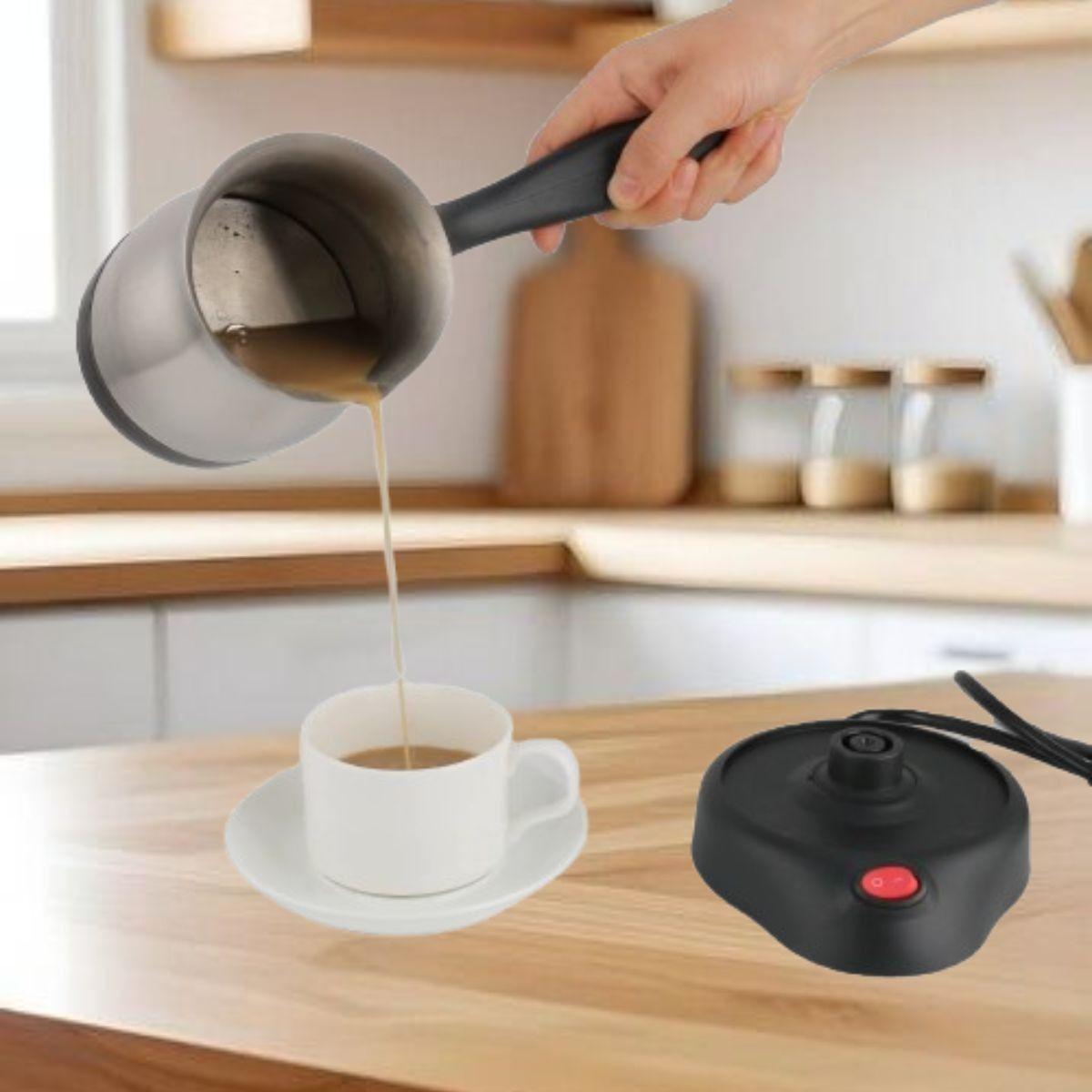 Cafetera Turca Eléctrica 600W Protección Dual Plegable Jhn-9