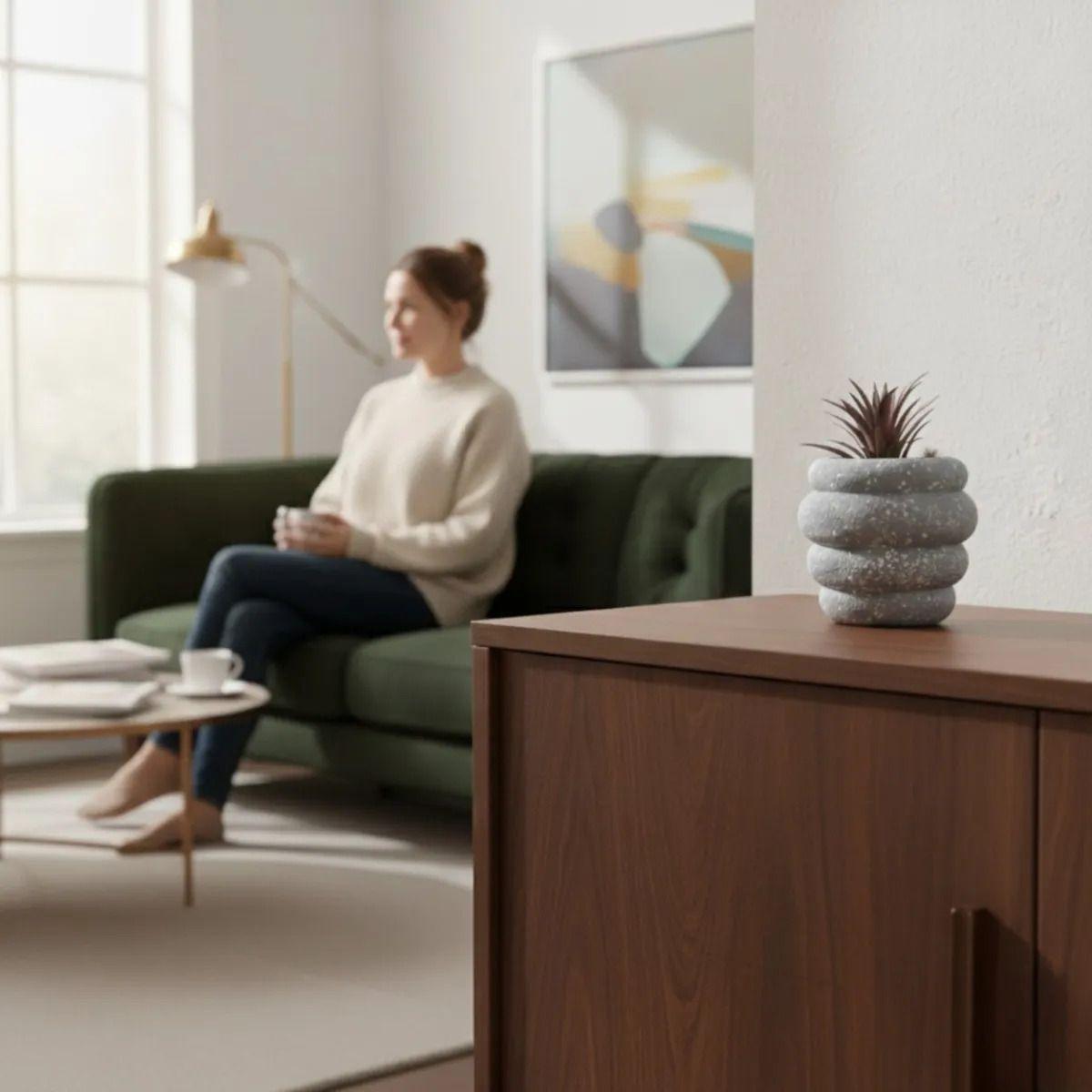 Set 2 Planta Artificial Decorativa Suculenta Nórdica Jhn-3
