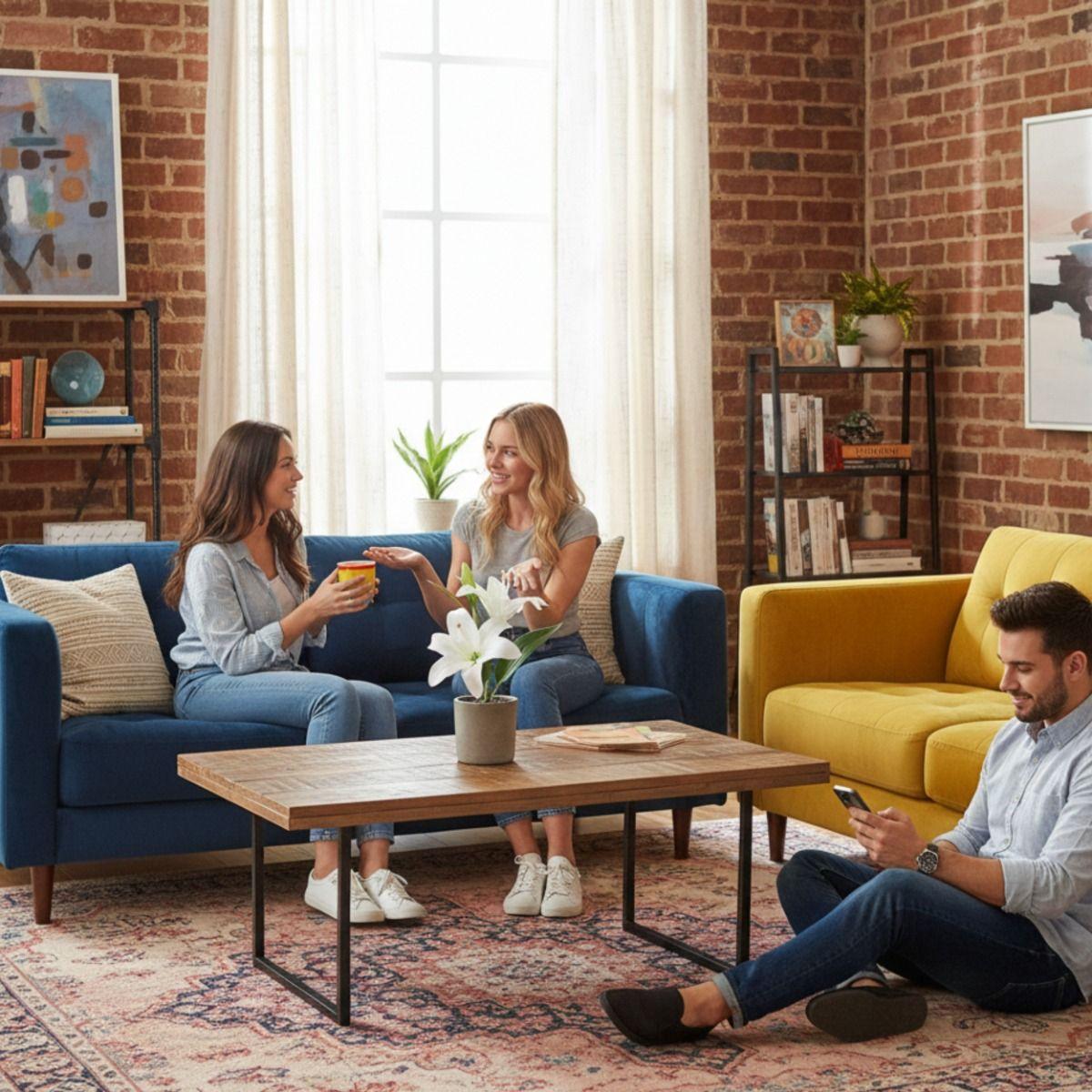 Set 2 Planta Artificial Decorativa Lirios Adorno Hogar Jhn-3