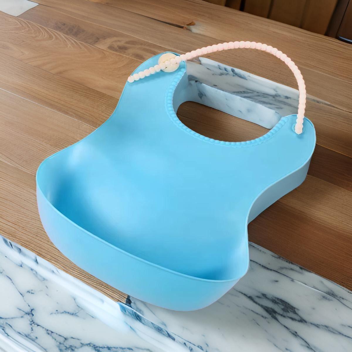 Set 10 Baberos Impermeable Antiderrame Reutilizable Bebe Lau-8