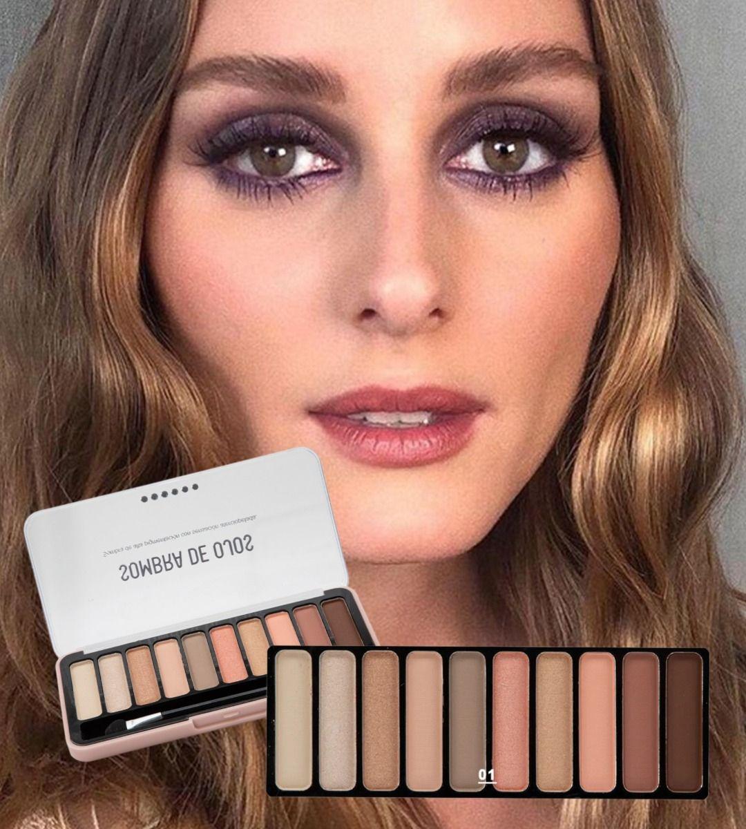 Set 2 Sombra Ojos Paleta Multifuncional Polvo 10 Colores Jhn-3
