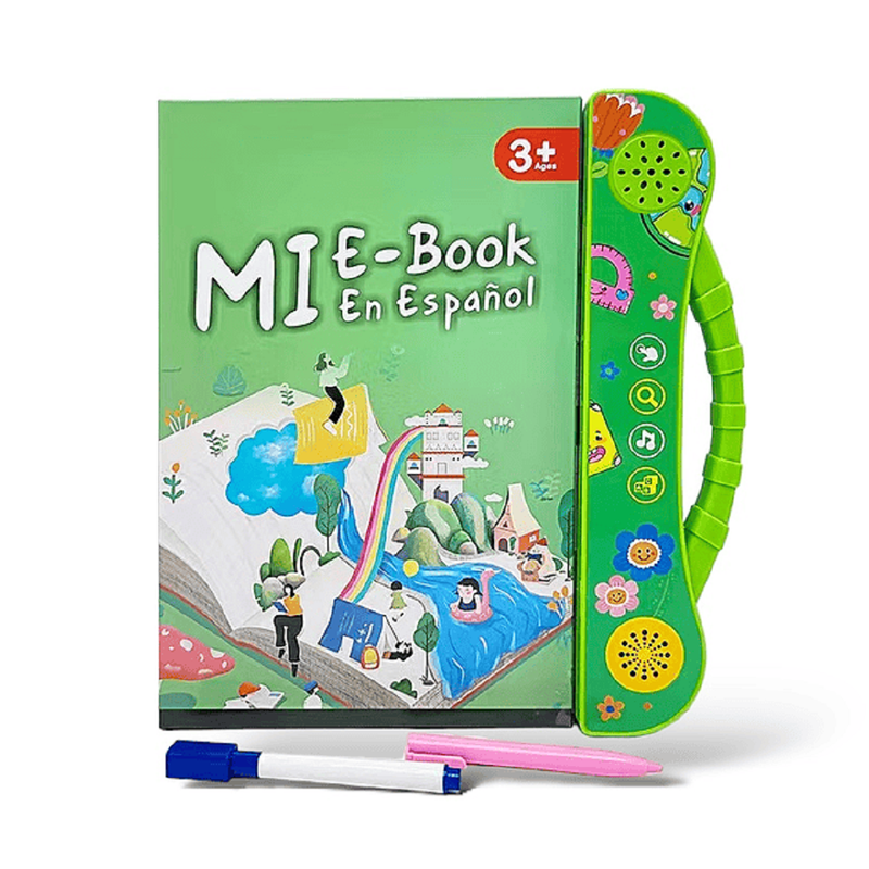 Juguete Libro Aprendizaje Ingles Español Sonido Niño Lau-3