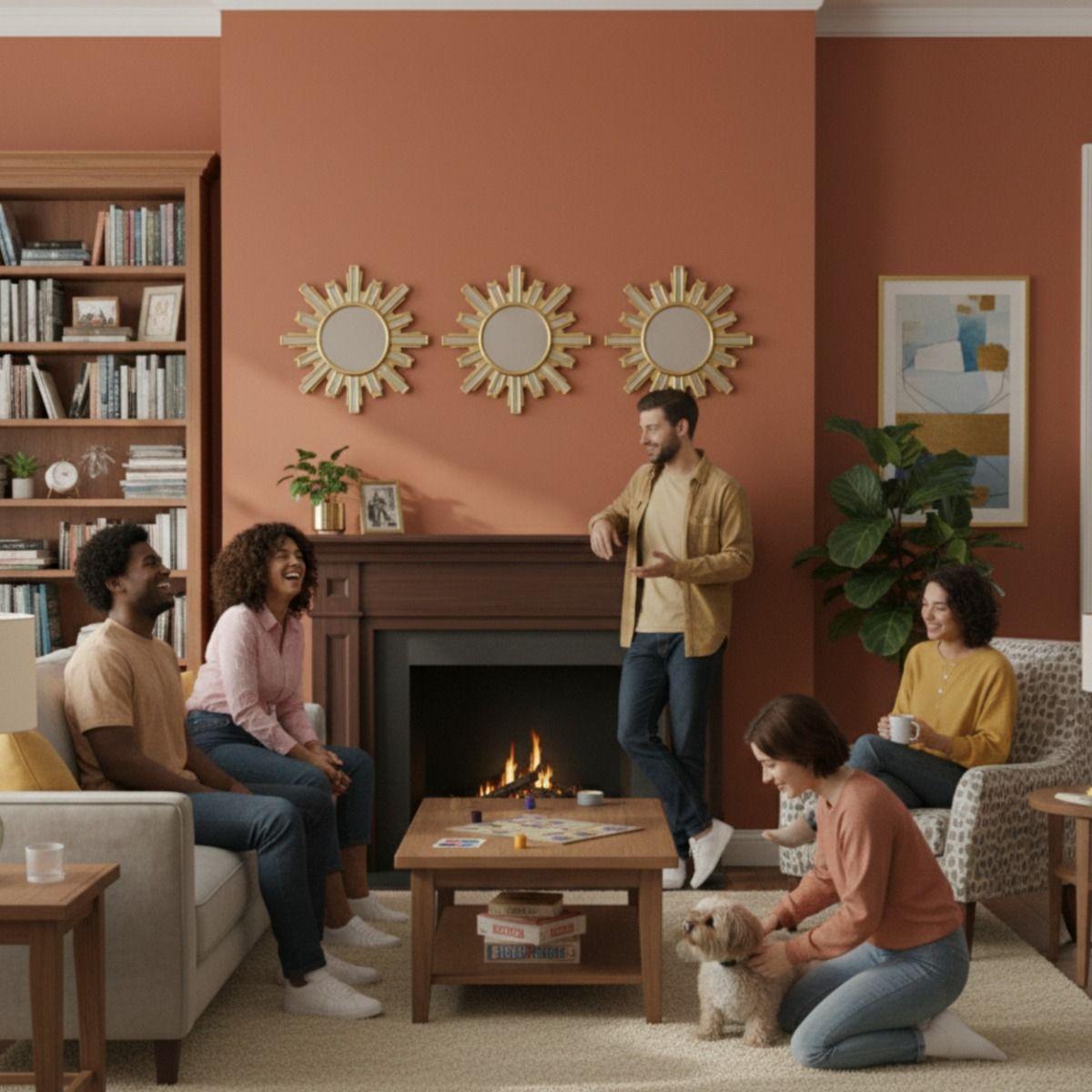 Set 3 Espejo Pared Decorativo Diseño Sol Radiante Jhn-2